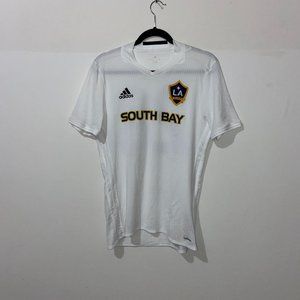 ADIDAS LA GALAXY "SOUTH BAY" "28" MESH JERSEY - M